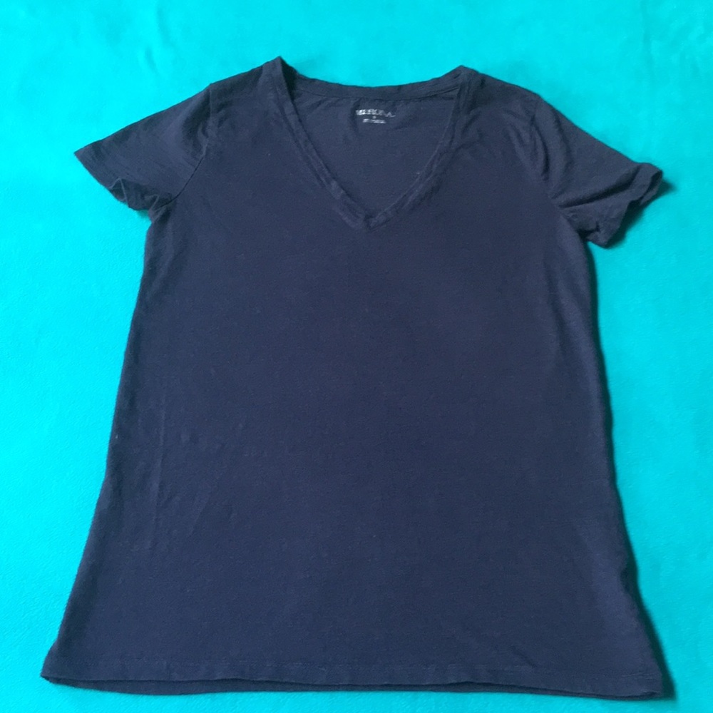 Navy V-Neck Tee